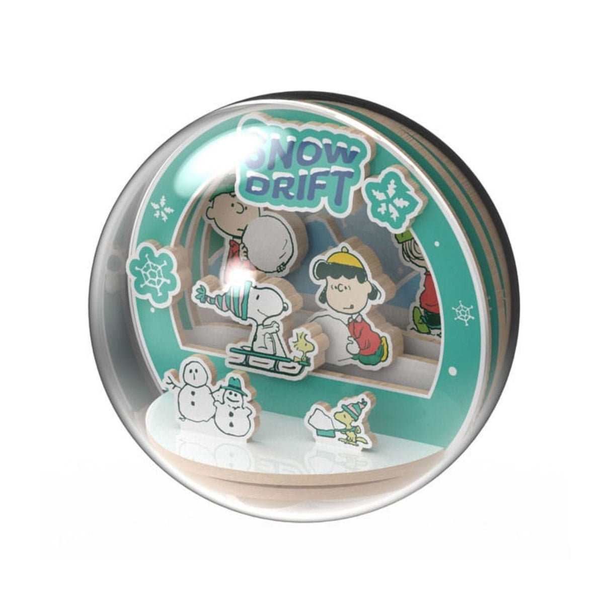 Puremind - Puzzle 3D Snoopy Snowman Season Crystal Ball