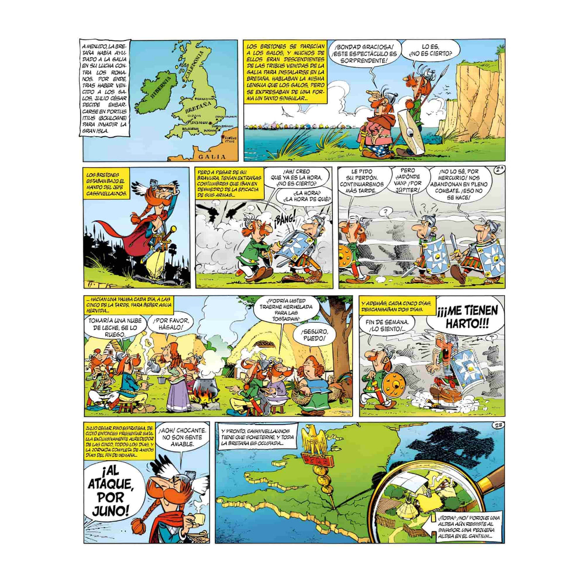 Asterix 08 - Asterix En Bretaña - Goscinny y Uderzo
