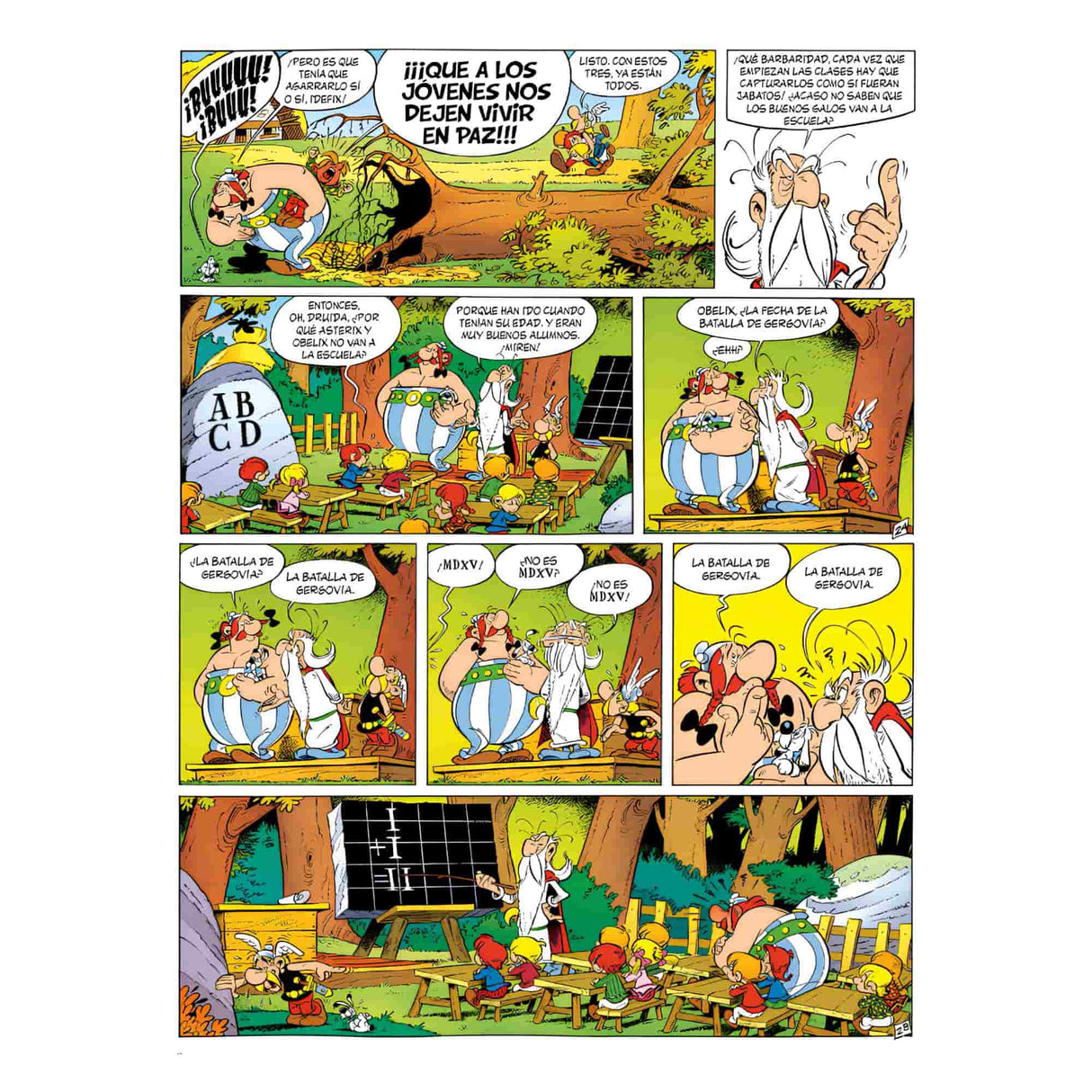 Asterix 32 - Y La Vuelta A Clases - Goscinny y Uderzo