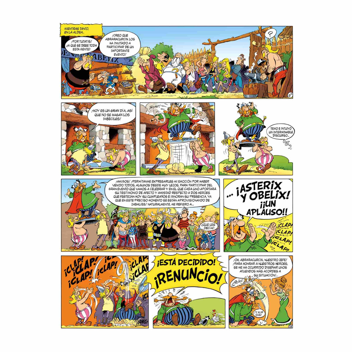 Asterix 34 - El Cumpleaños De Asterix Y Obelix - Goscinny y Uderzo