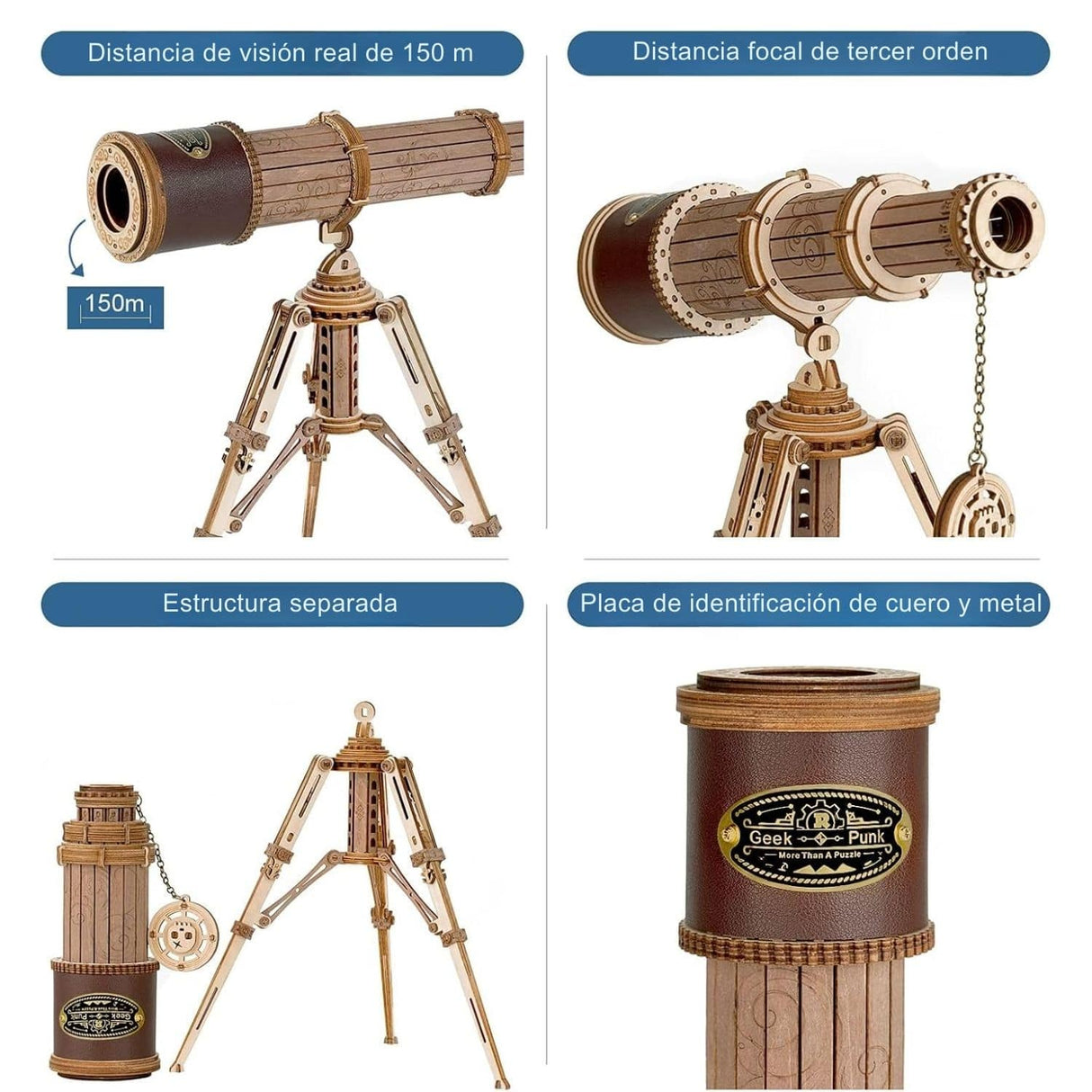 Rokr Curious Discovery - Puzzle 3D Telescopio