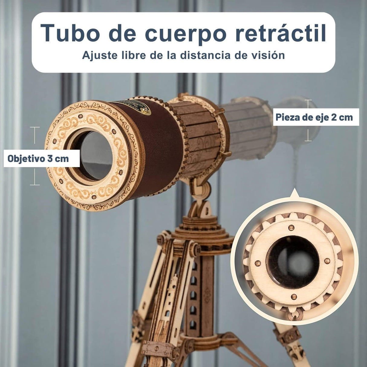 Rokr Curious Discovery - Puzzle 3D Telescopio