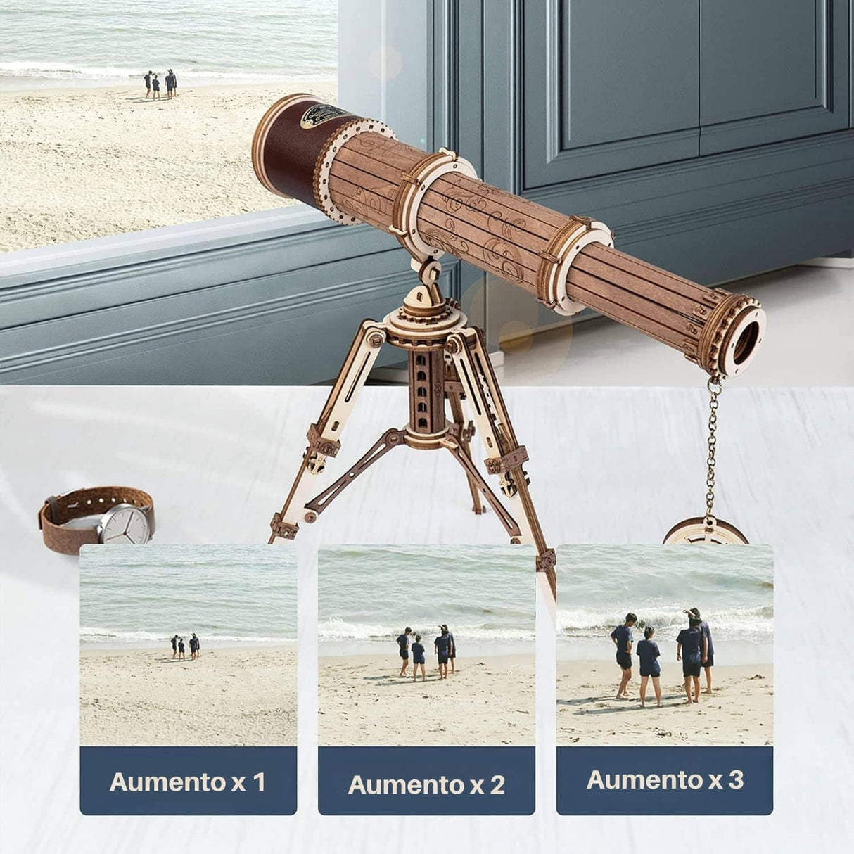 Rokr Curious Discovery - Puzzle 3D Telescopio