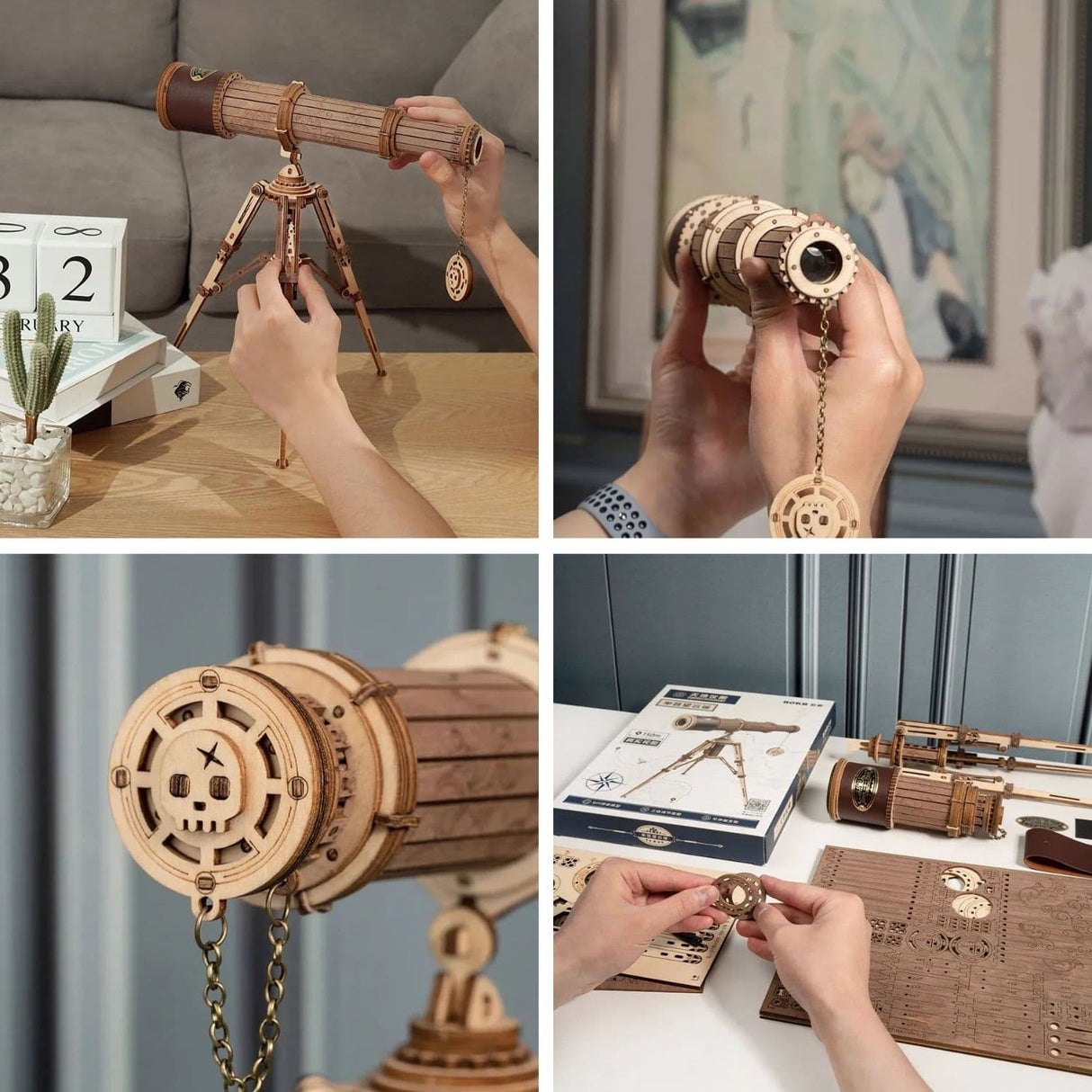 Rokr Curious Discovery - Puzzle 3D Telescopio