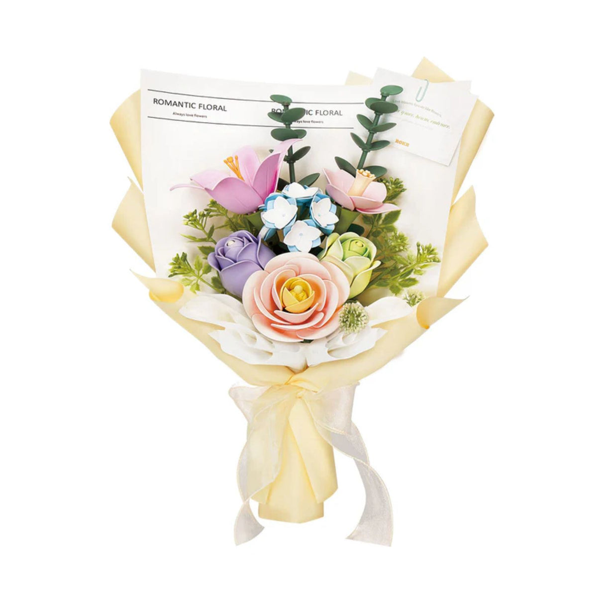 Rokr Floral Art - Puzzle 3D Ramo de Flores Spring Time Bouquet