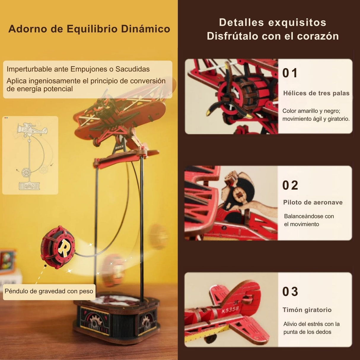 Rokr Gravity Swing - Puzzle 3D Sky Captain