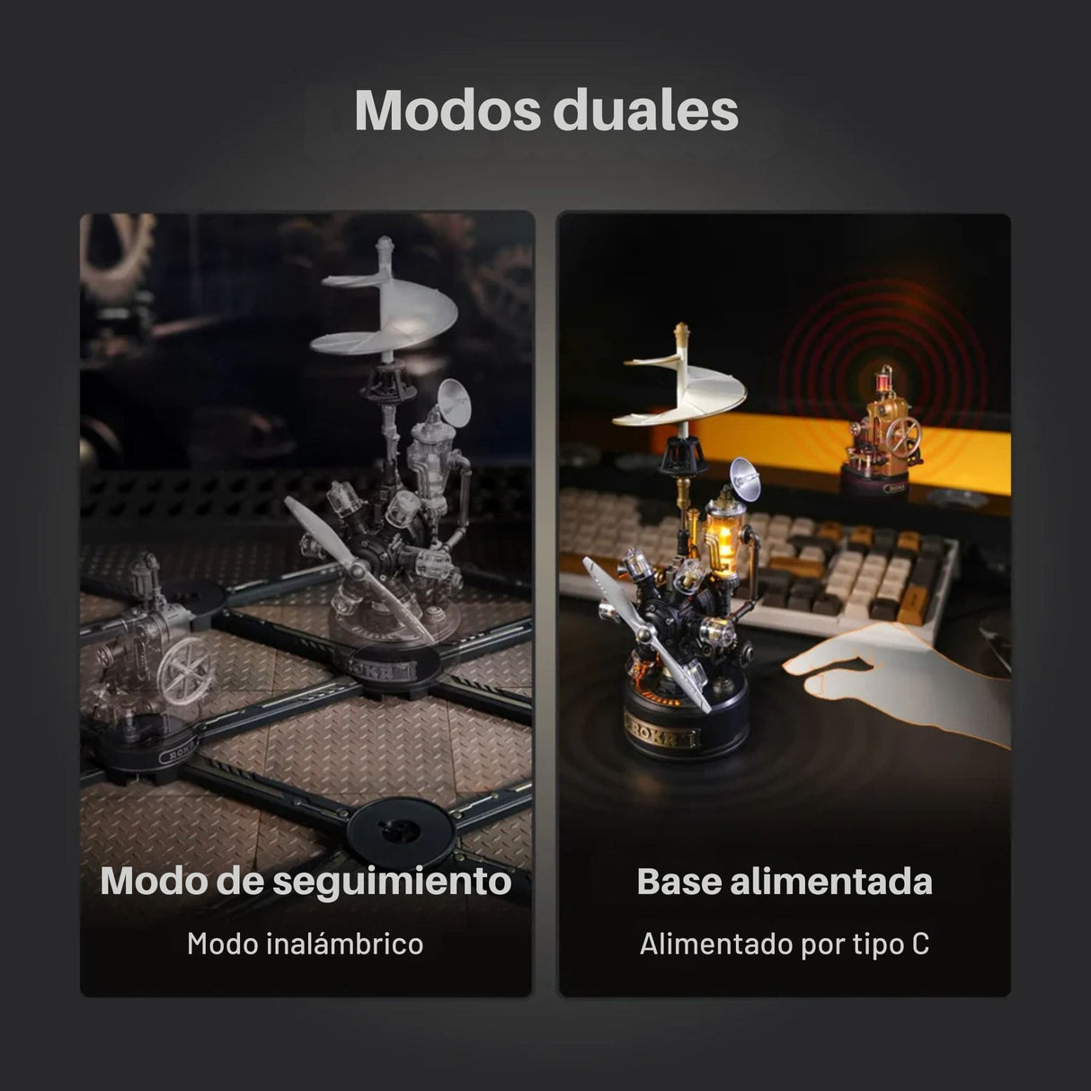 Rokr Industrial City Series - Puzzle 3D Da Vinci Helicopter