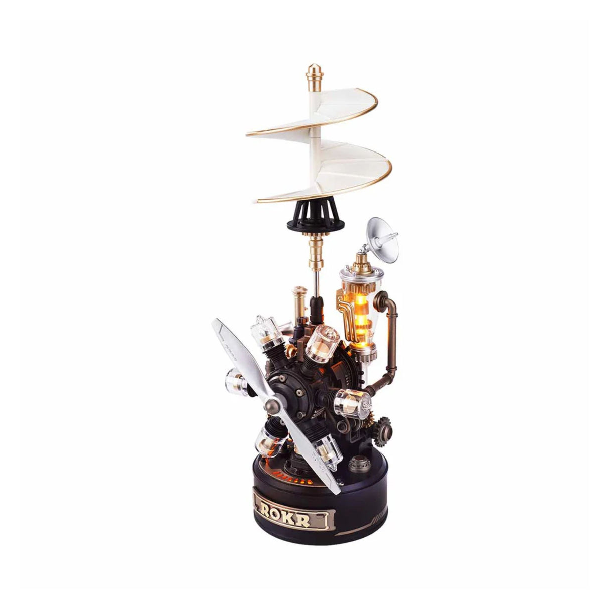 Rokr Industrial City Series - Puzzle 3D Da Vinci Helicopter
