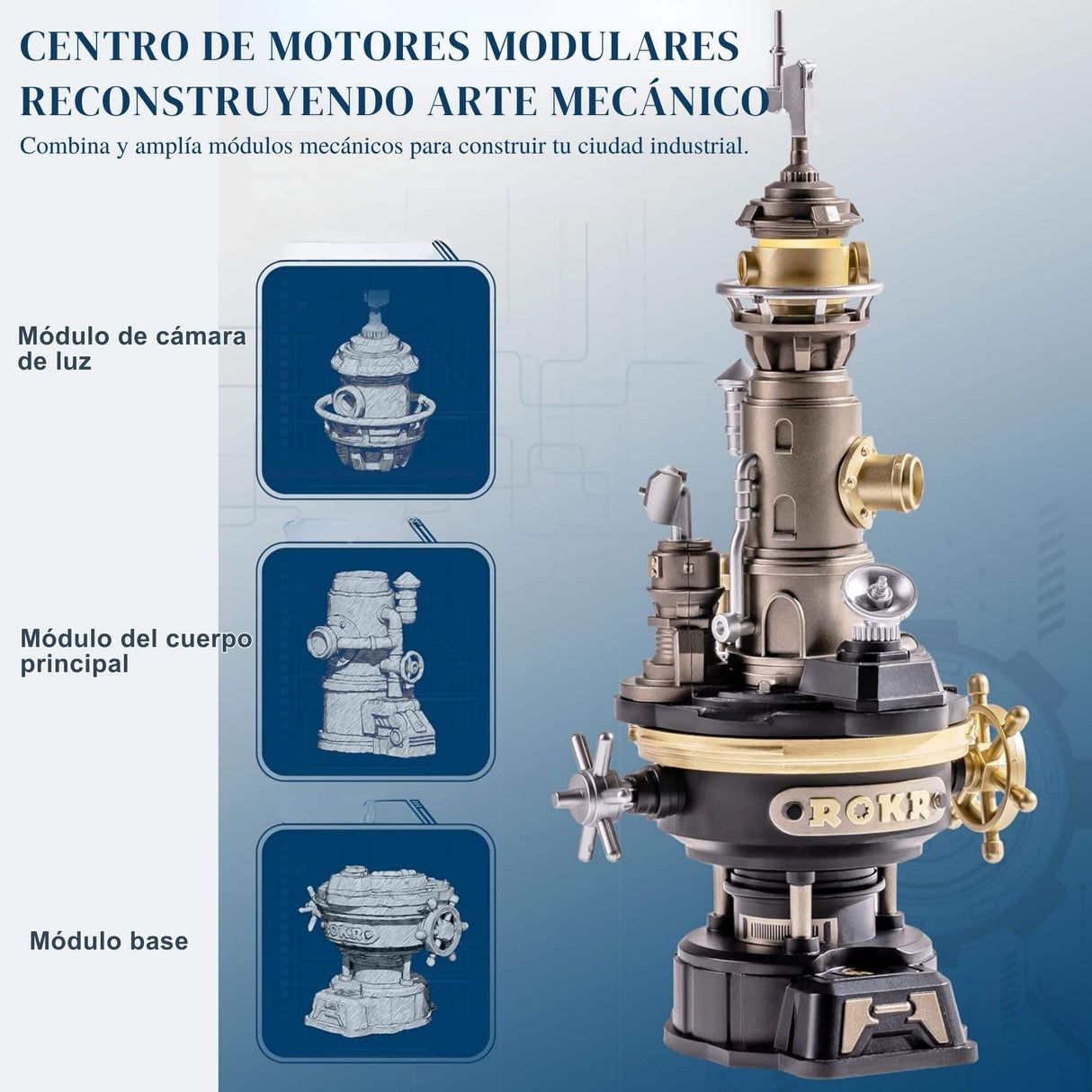 Rokr Industrial City Series - Puzzle 3D Navi Lighthouse