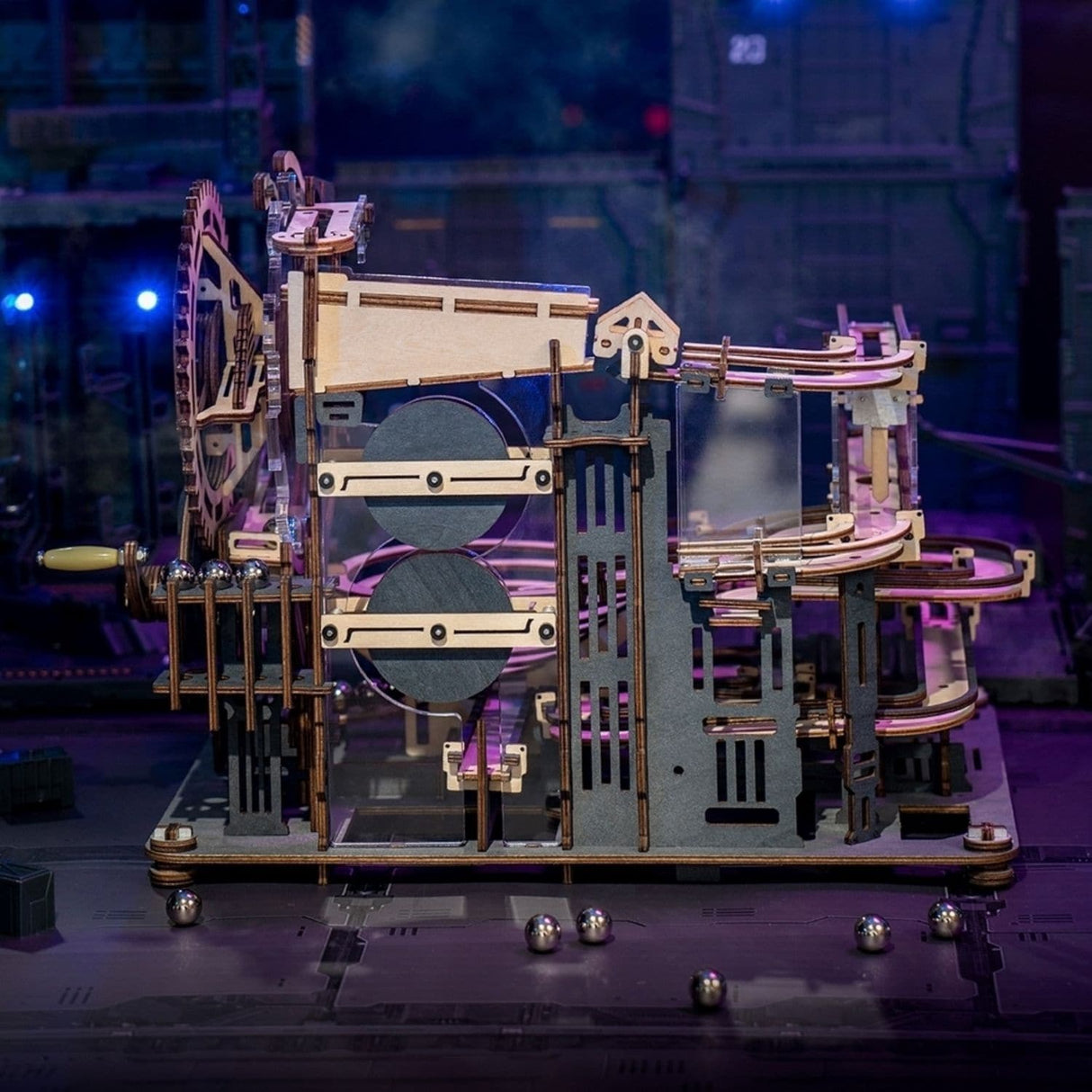 Rokr Marble Run - Puzzle 3D Marble Night City