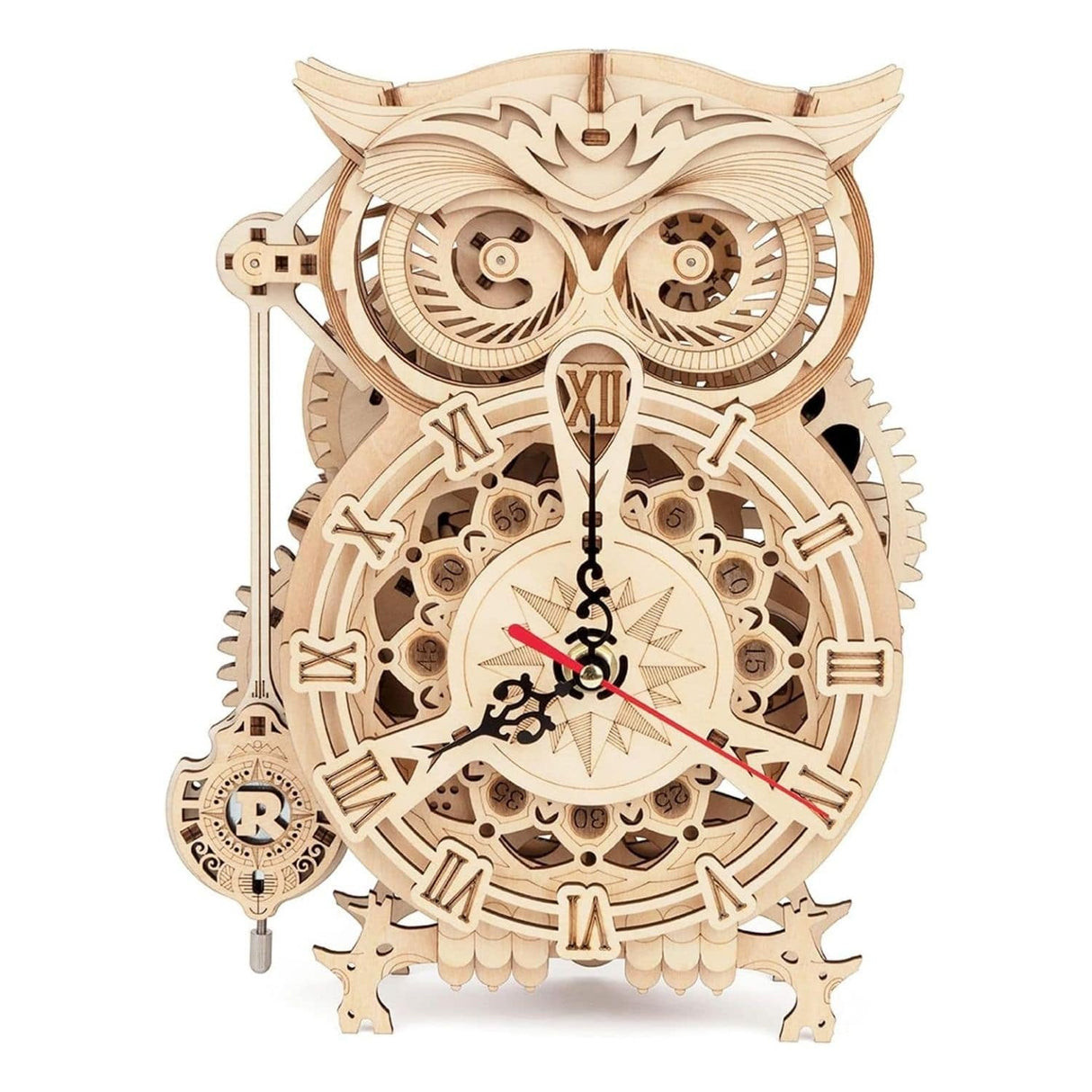 Rokr Mechanical Gears - Puzzle 3D Owl Clock Reloj Búho