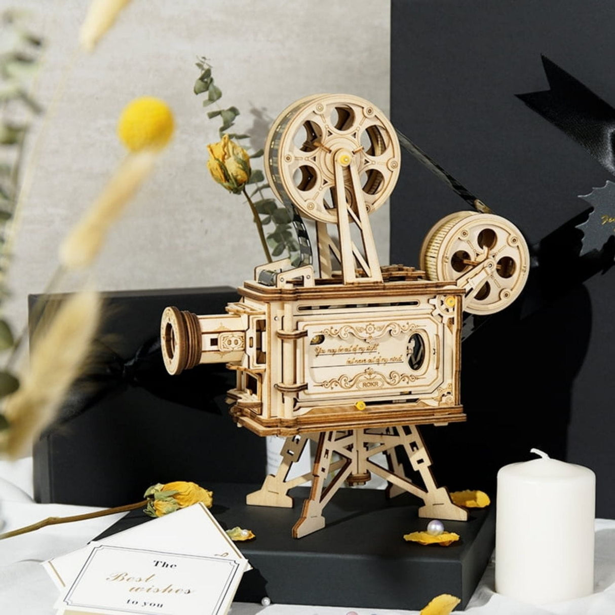 Rokr Mechanical Gears - Puzzle 3D Vitascope Proyector