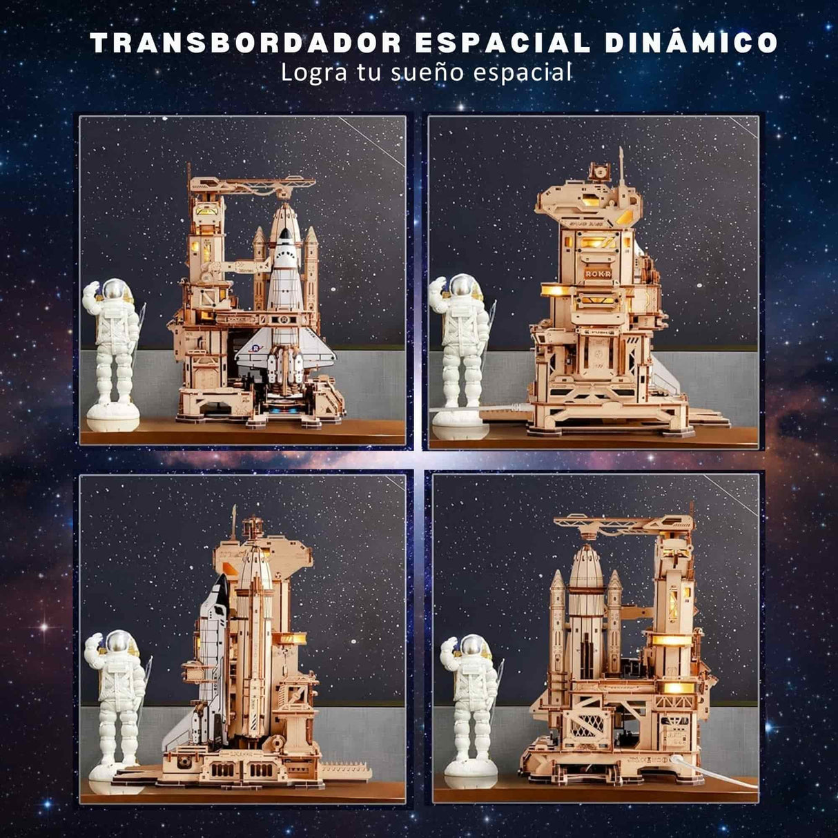 Rokr Mechanical Models - Puzzle 3D Space Shuttle Transbordador Espacial