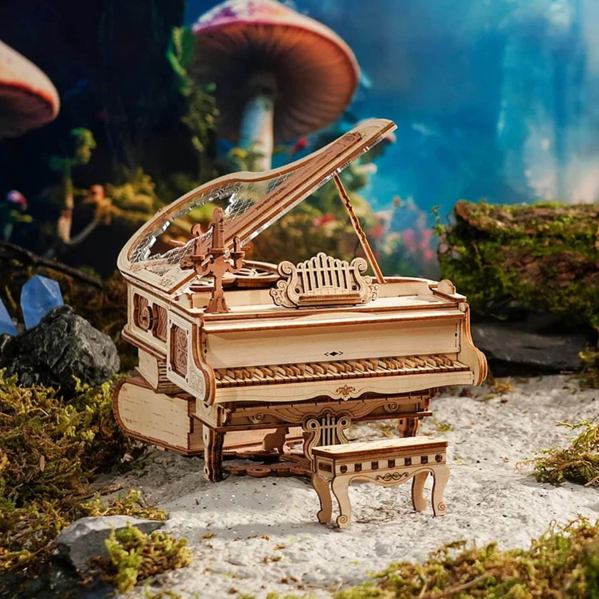 Rokr Mechanical Music Box - Puzzle 3D Magic Piano