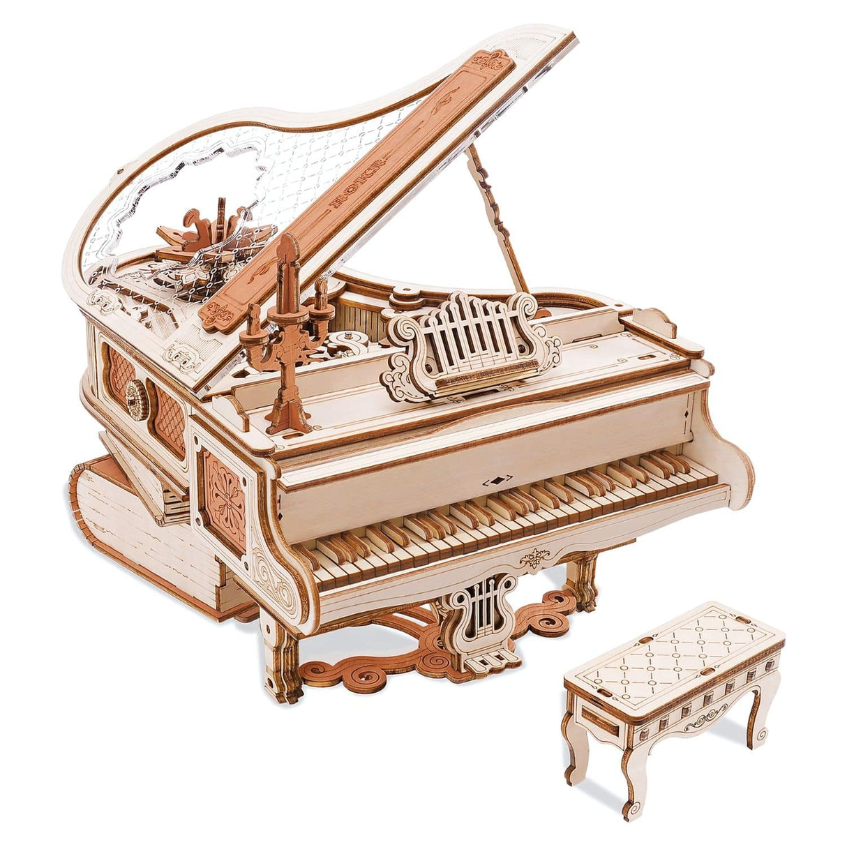Rokr Mechanical Music Box - Puzzle 3D Magic Piano