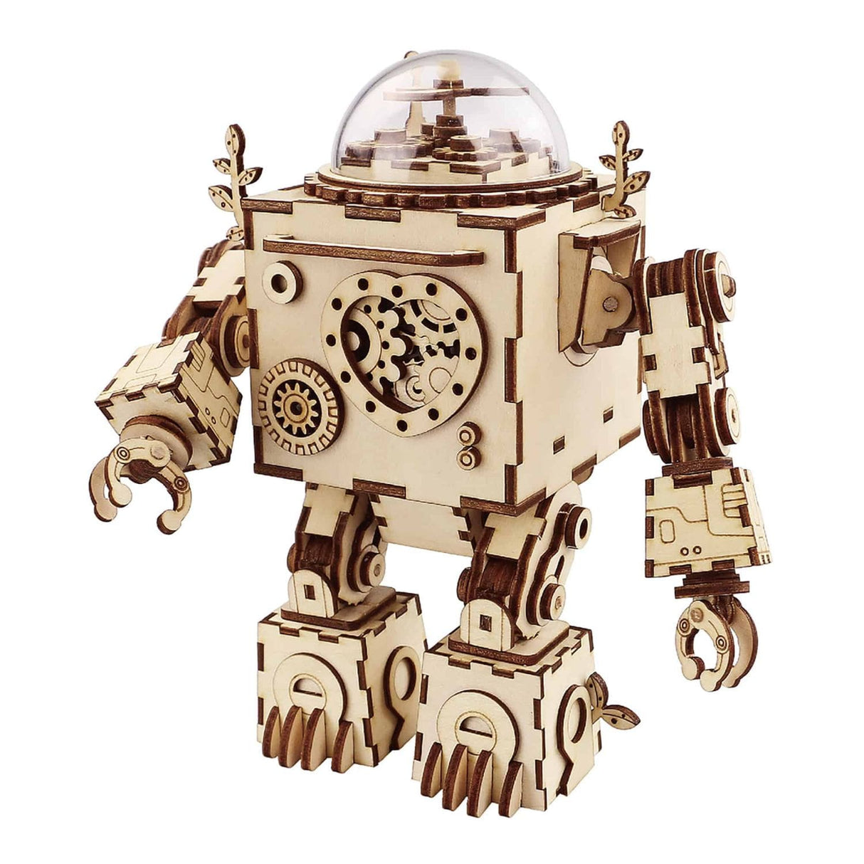 Rokr Steampunk Music Box - Puzzle 3D Orpheus Robot Musical