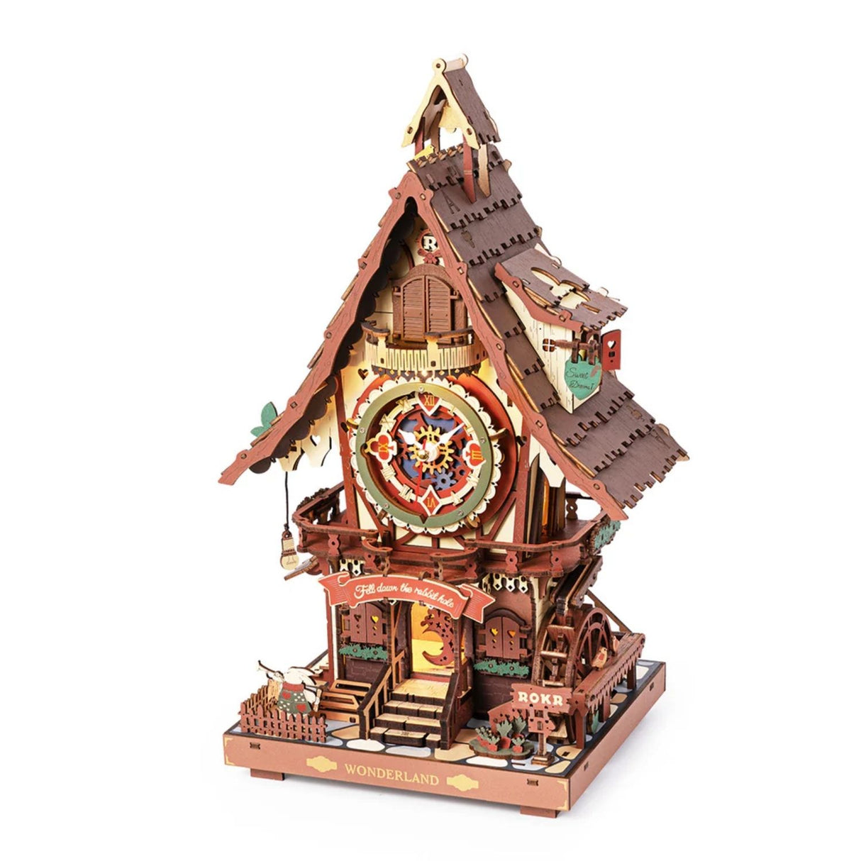 Rokr Time Art - Puzzle 3D Cuckoo Clock Reloj Cucú