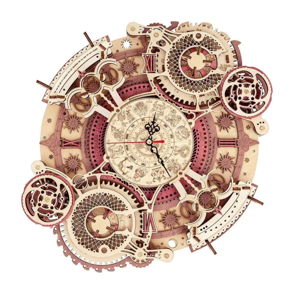 Rokr Time Art - Puzzle 3D Zodiac Wall Clock Reloj Zodíaco