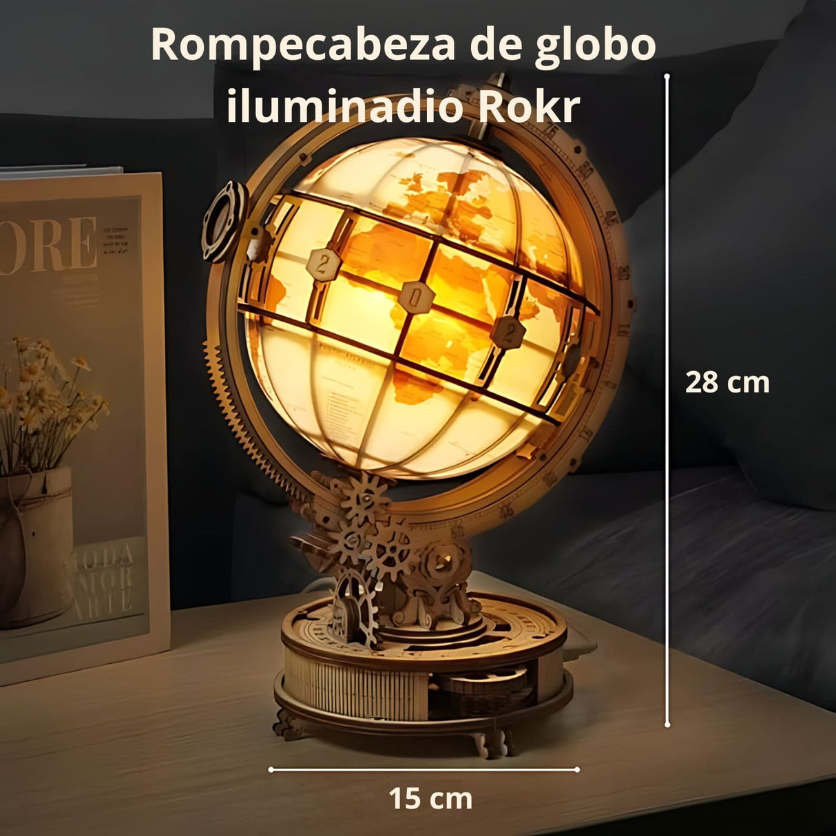 Rokr Universe Discovery - Puzzle 3D Luminous Globe