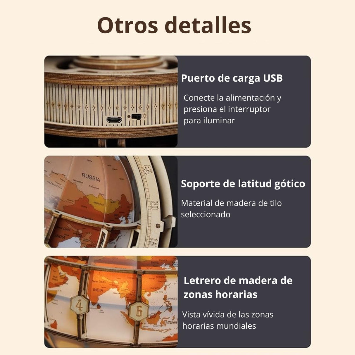 Rokr Universe Discovery - Puzzle 3D Luminous Globe