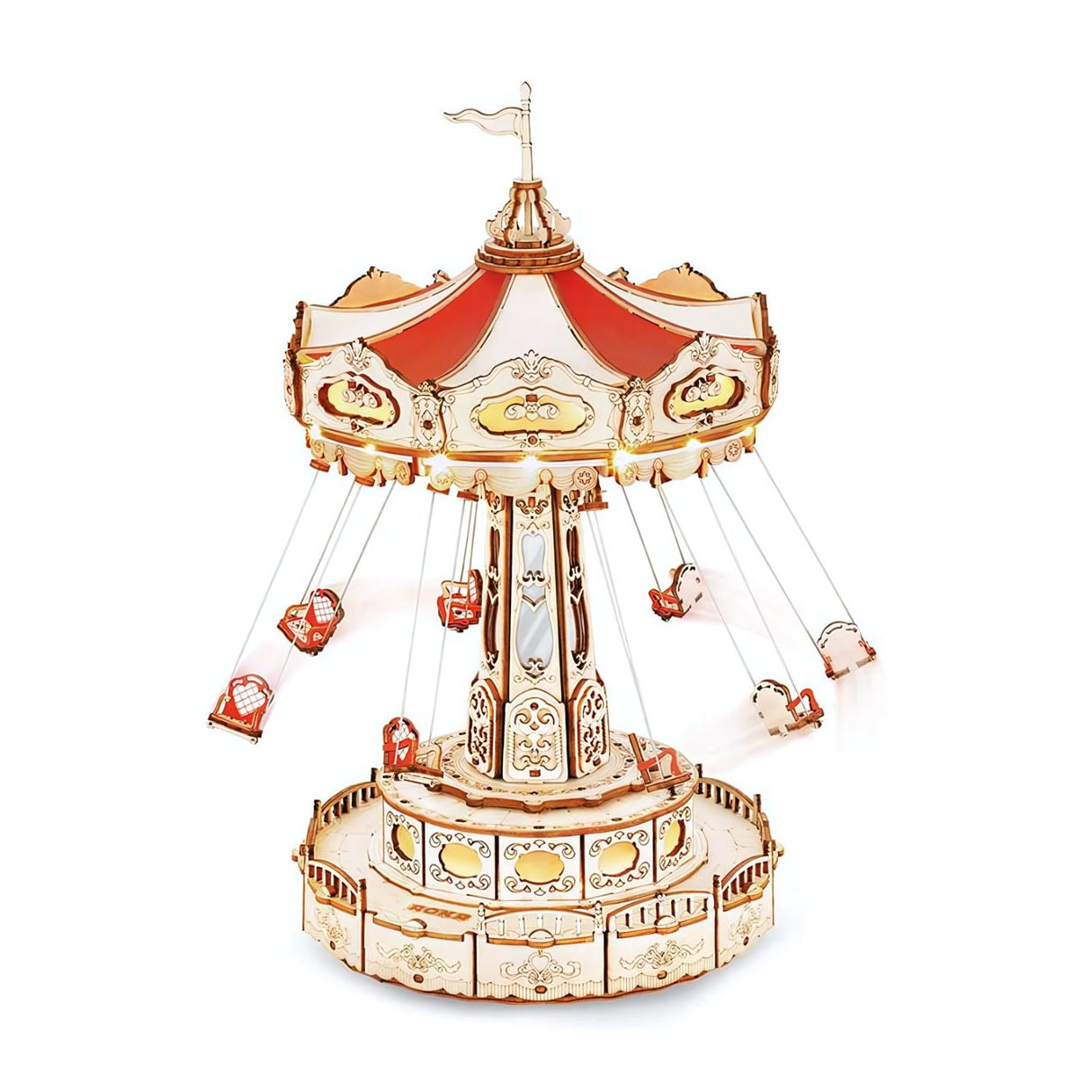 Rokr Wonderland Amusement - Puzzle 3D Swing Ride