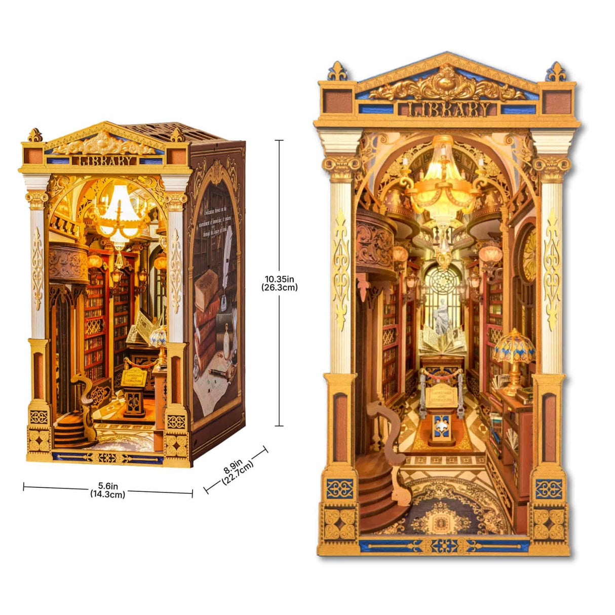 Rolife Booknook & Wonderland - Separador de Libros Library of Wonders