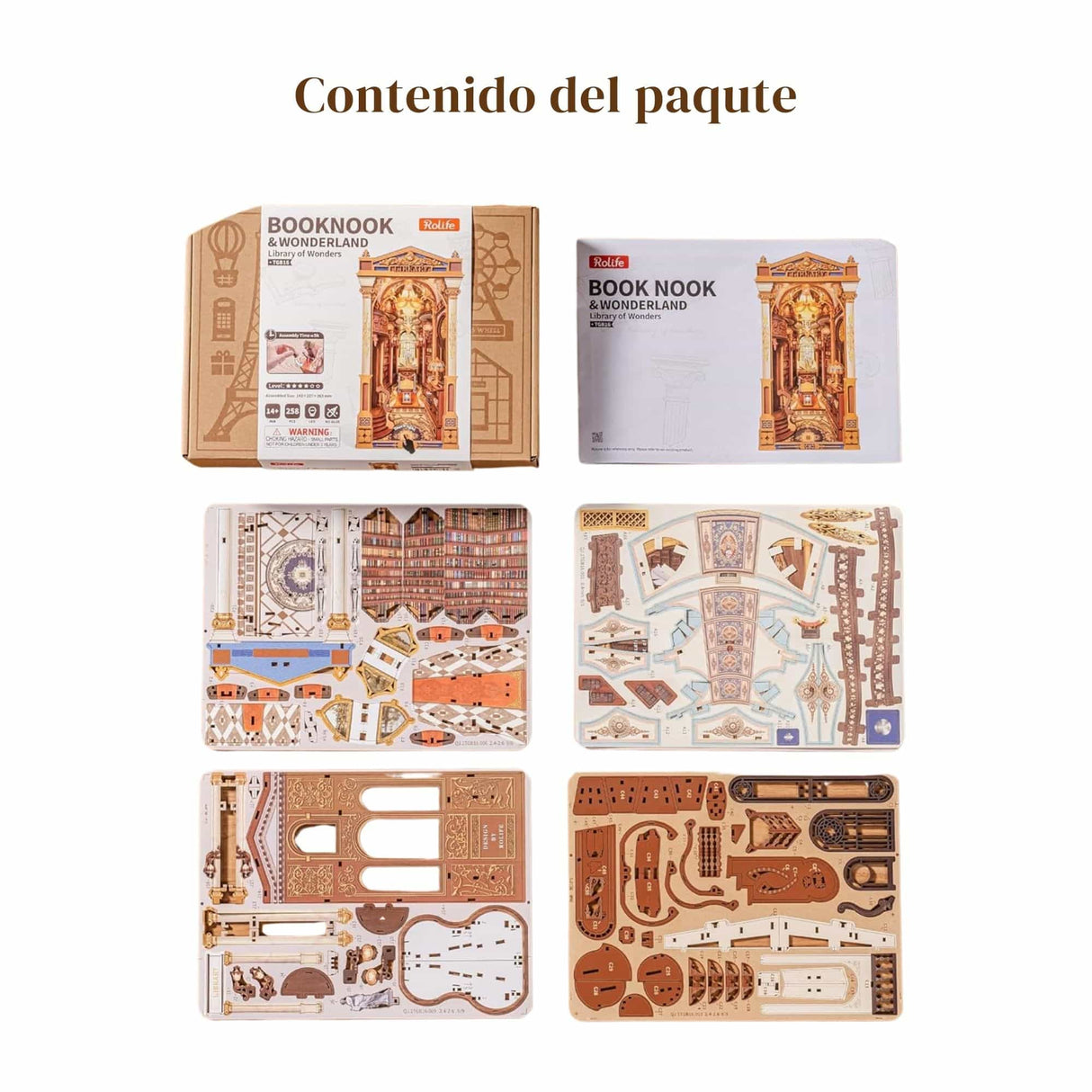 Rolife Booknook & Wonderland - Separador de Libros Library of Wonders
