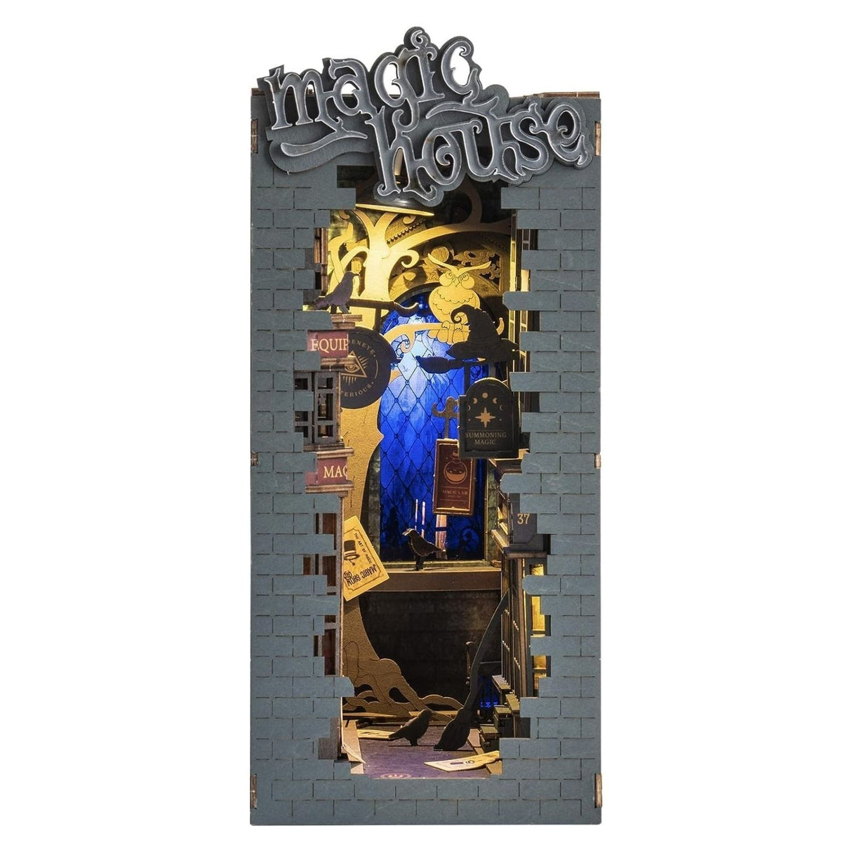 Rolife Booknook & Wonderland - Separador de Libros Magic House