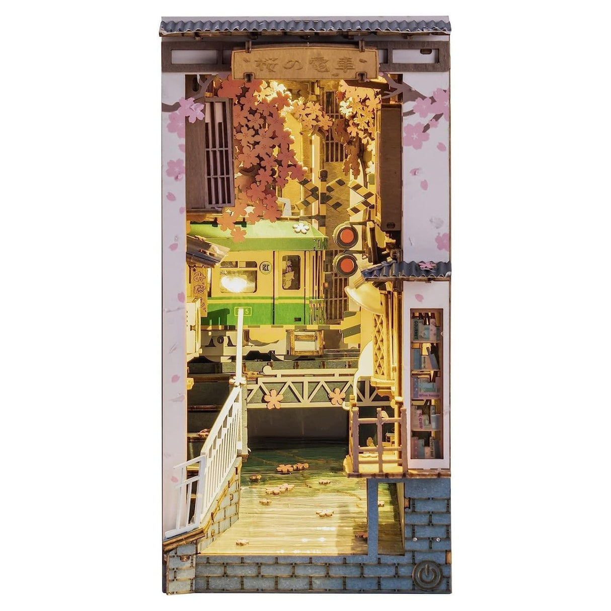 Rolife Booknook & Wonderland - Separador de Libros Sakura Densya