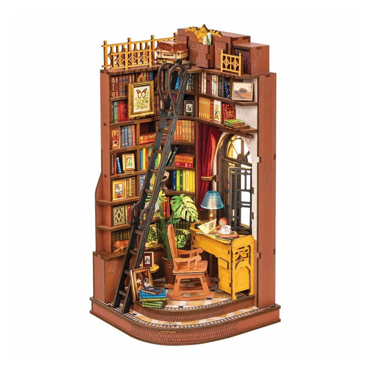 Rolife Booknook & Wonderland - Separador de Libros Silent Corner Study