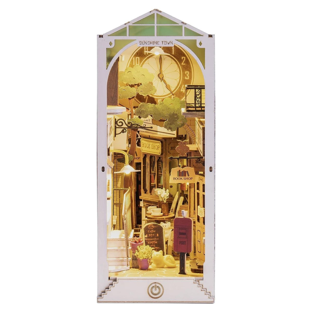 Rolife Booknook & Wonderland - Separador de Libros Sunshine Town