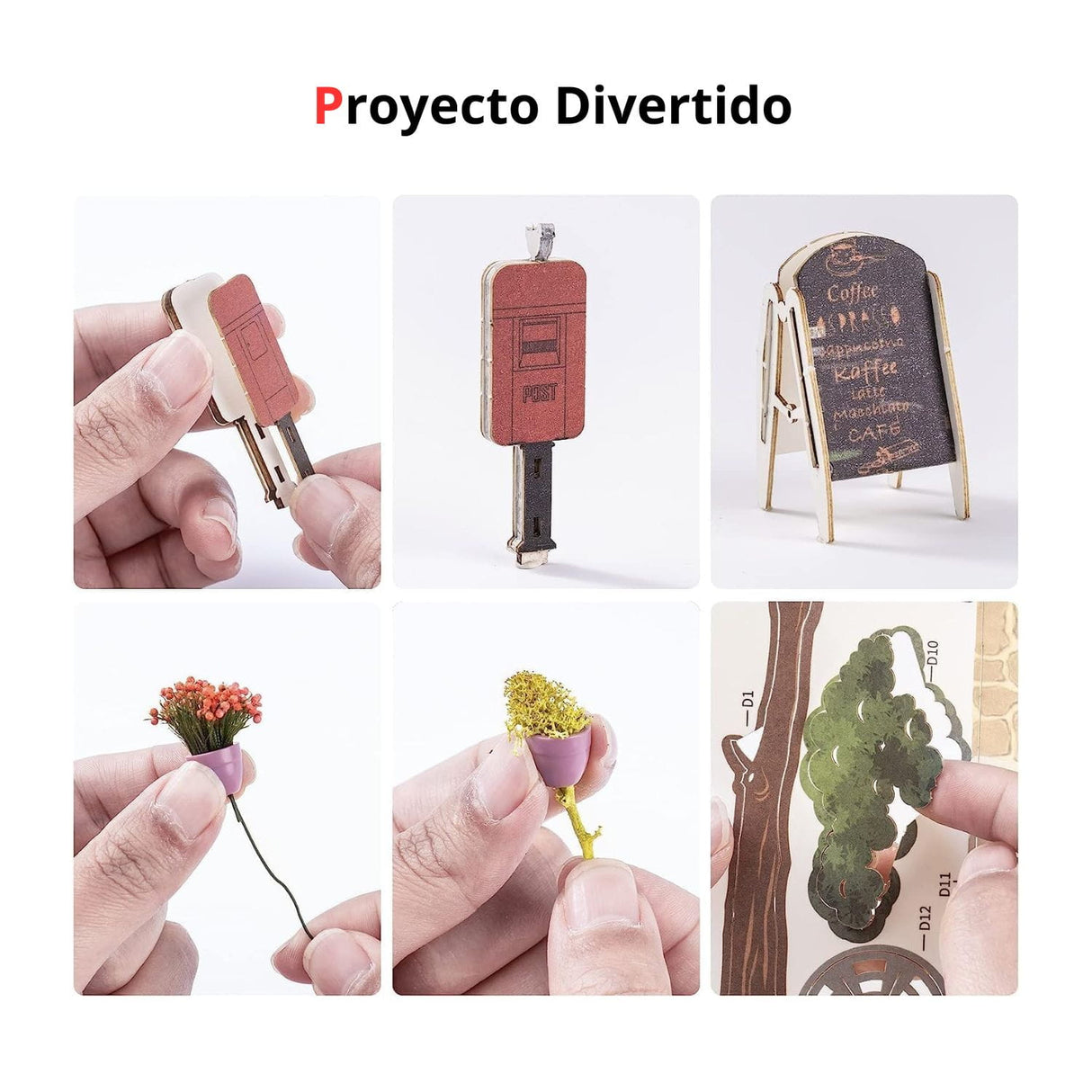 Rolife Booknook & Wonderland - Separador de Libros Sunshine Town