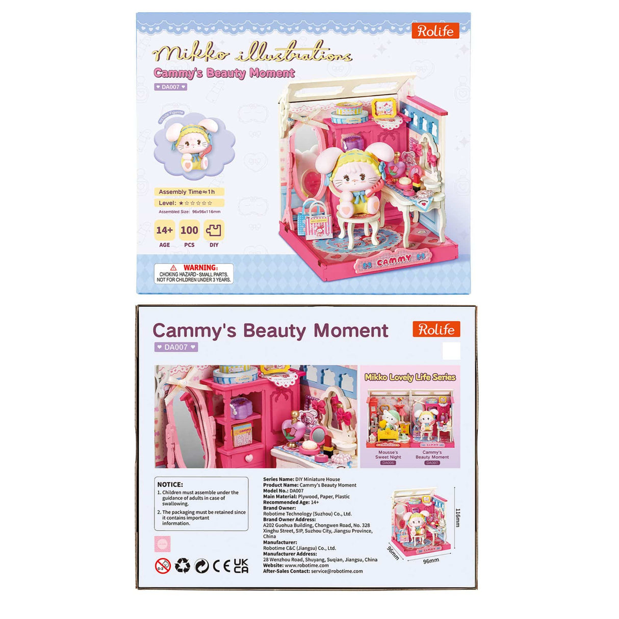 Rolife - Casas Miniatura Mikko Illustrations Cammy's Beauty Moment