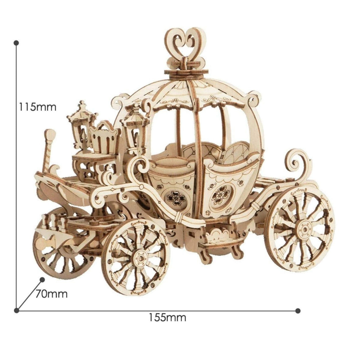 Rolife Classical - Puzzle 3D Carruaje Calabaza Pumpkin Cart