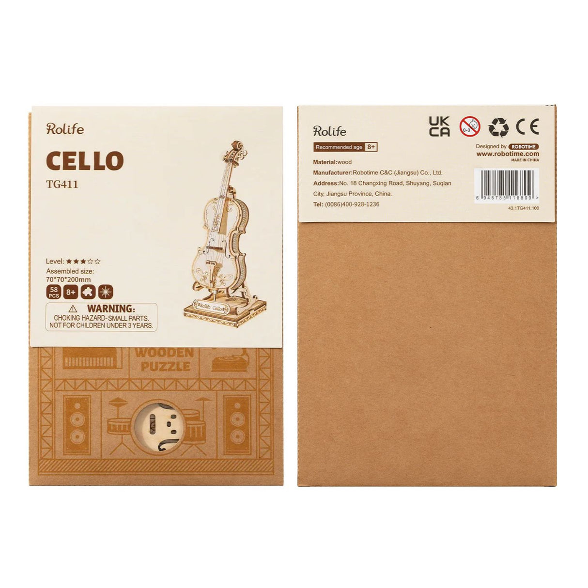 Rolife Classical - Puzzle 3D Cello