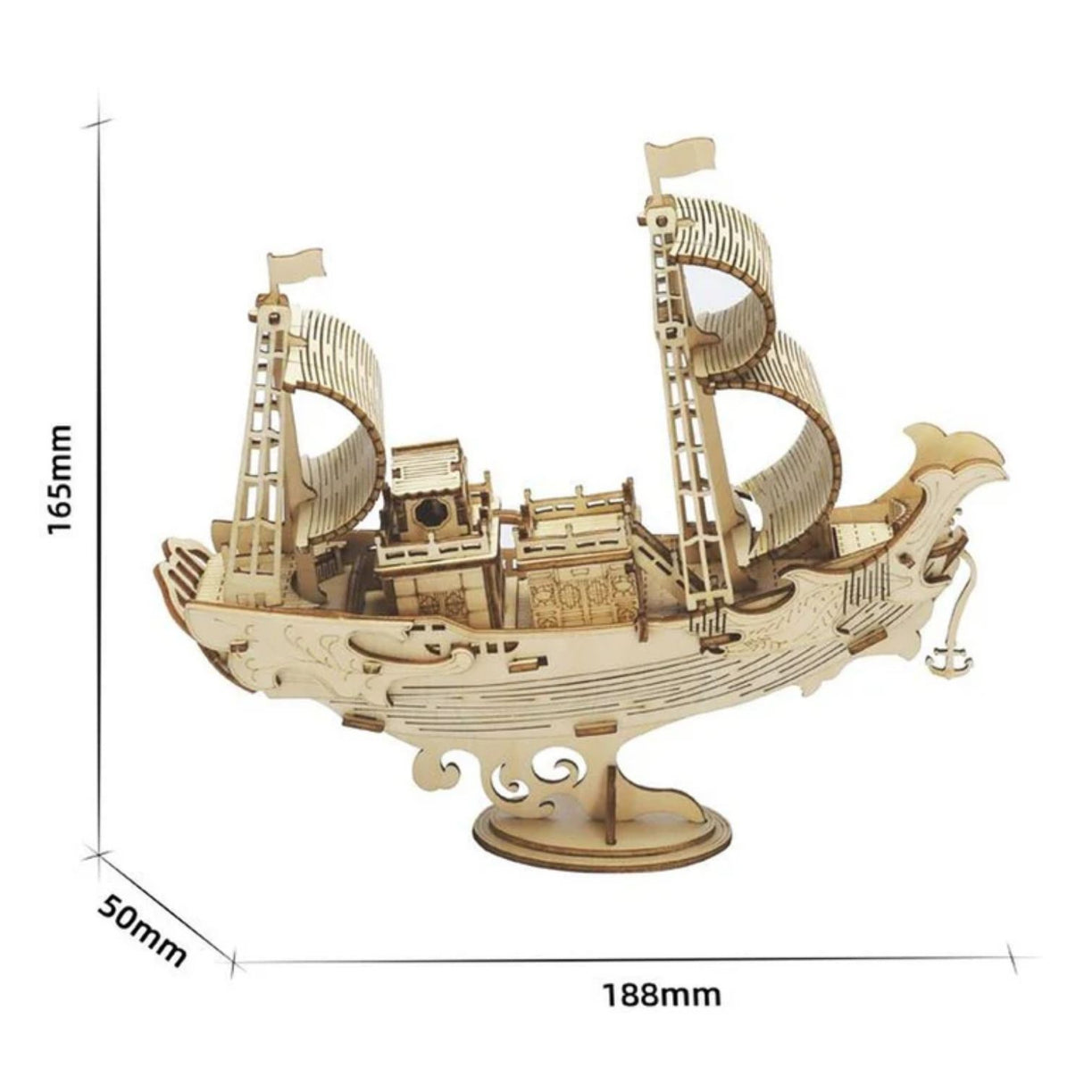 Rolife Classical - Puzzle 3D Japanese Diplomatic Ship