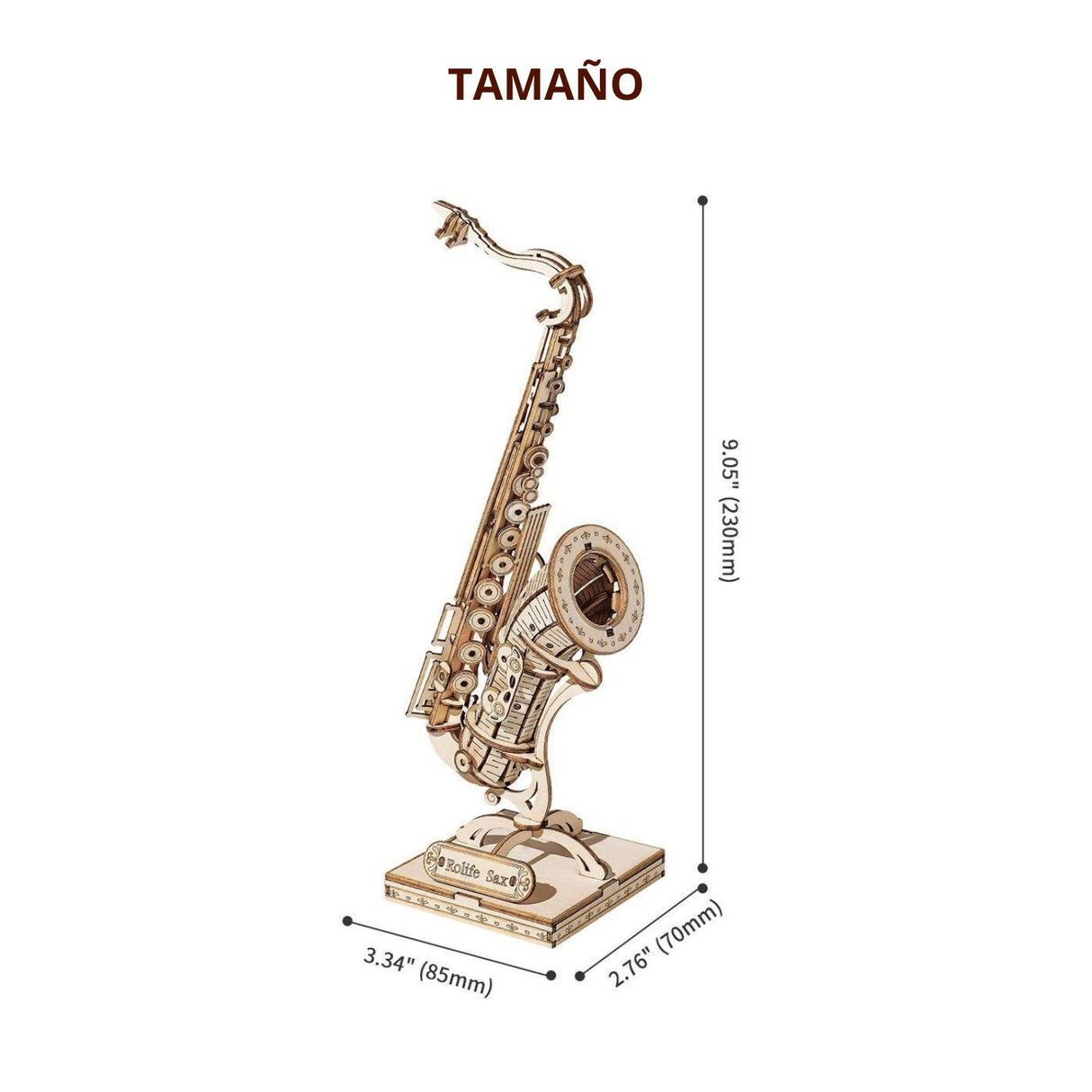 Rolife Classical - Puzzle 3D Saxophone