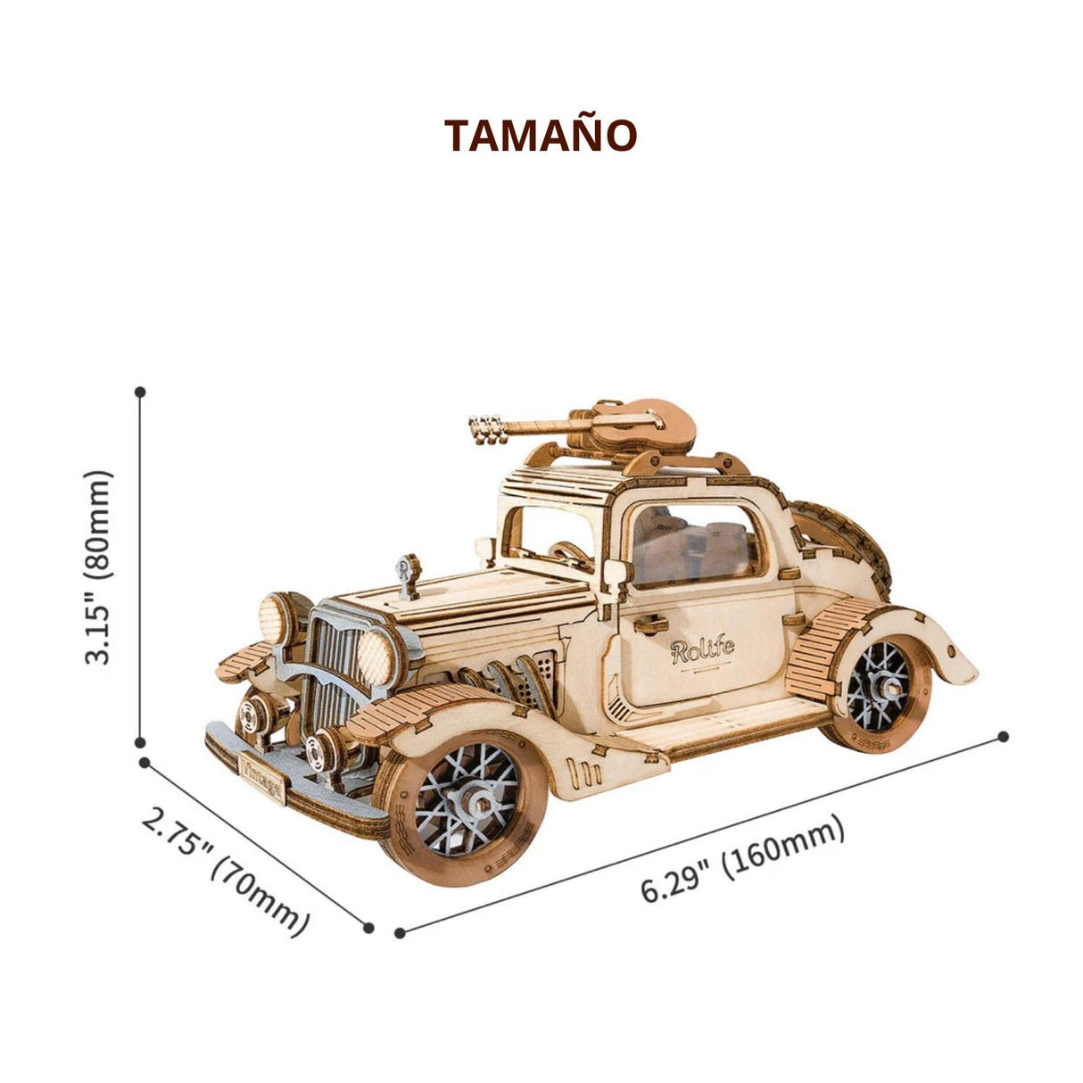 Rolife Classical - Puzzle 3D Vintage Car