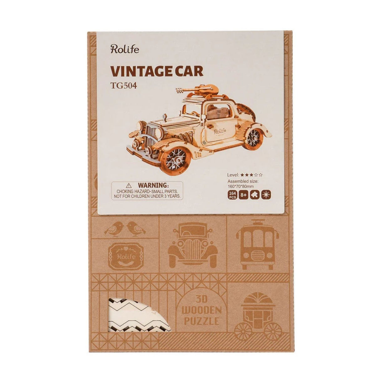 Rolife Classical - Puzzle 3D Vintage Car