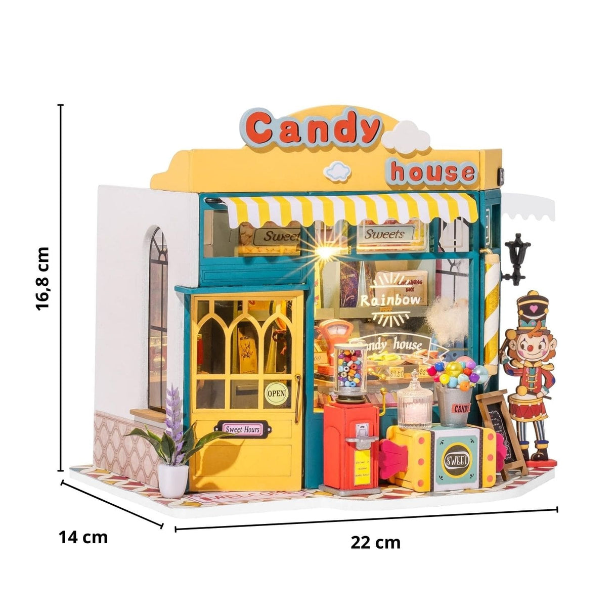 Rolife DIY Mini House - Casas Miniatura Rainbow Candy House