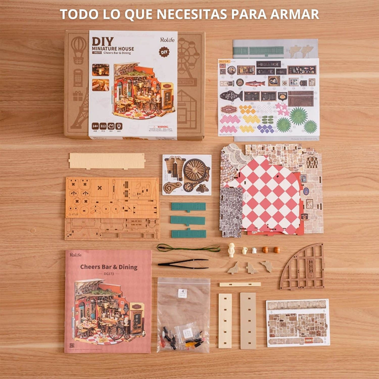 Rolife DIY Mini House - Casas Miniatura Cheers Bar & Dining