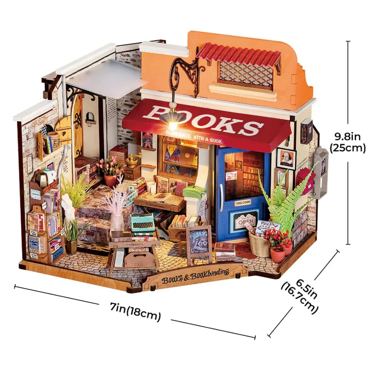 Rolife DIY Mini House - Casas Miniatura Corner Bookstore