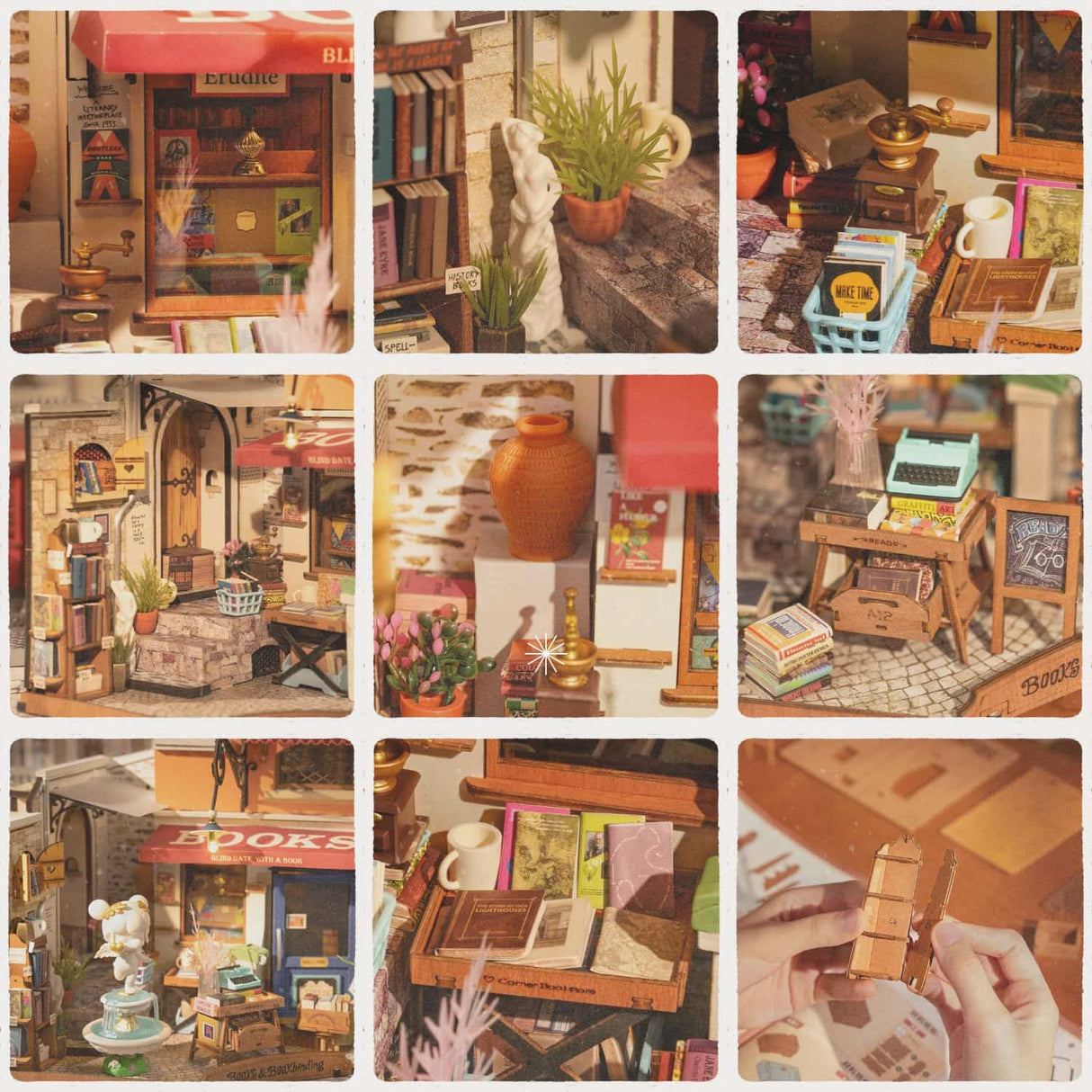 Rolife DIY Mini House - Casas Miniatura Corner Bookstore