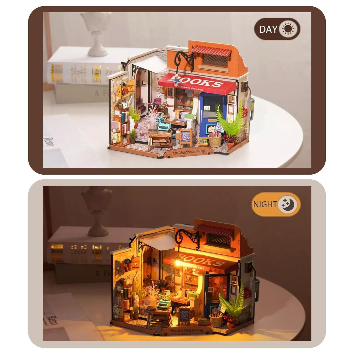 Rolife DIY Mini House - Casas Miniatura Corner Bookstore