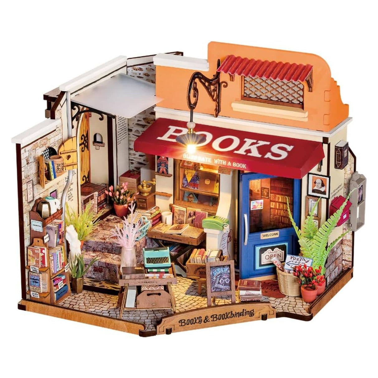 Rolife DIY Mini House - Casas Miniatura Corner Bookstore