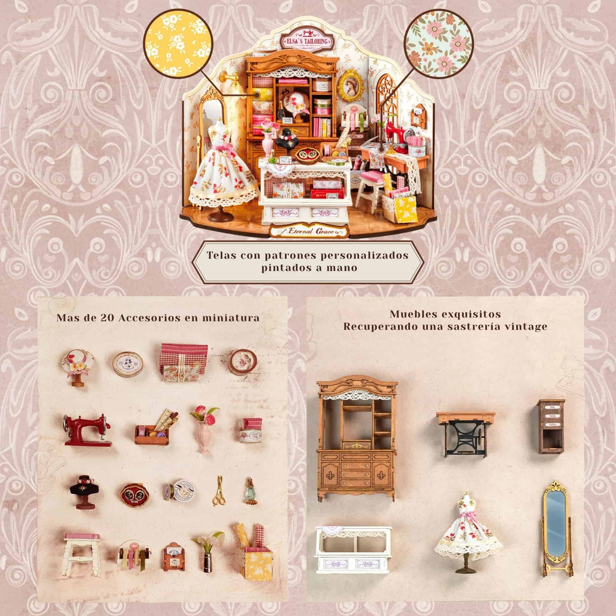 Rolife DIY Mini House - Casas Miniatura Elsa's Tailoring