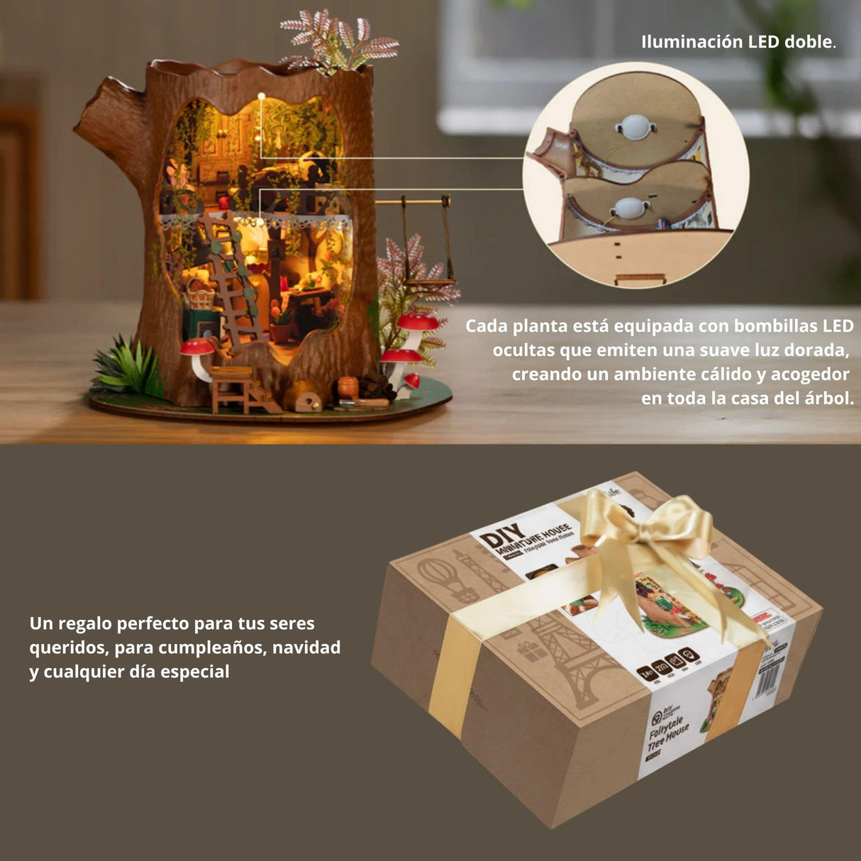 Rolife DIY Mini House - Casas Miniatura Fairytale Tree House