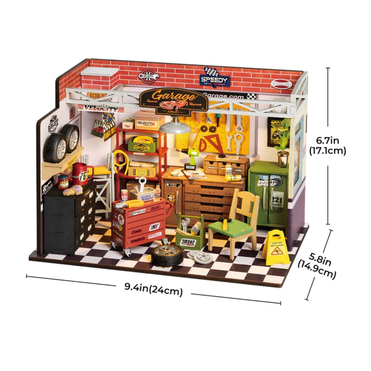 Rolife DIY Mini House - Casas Miniatura Garage Workshop