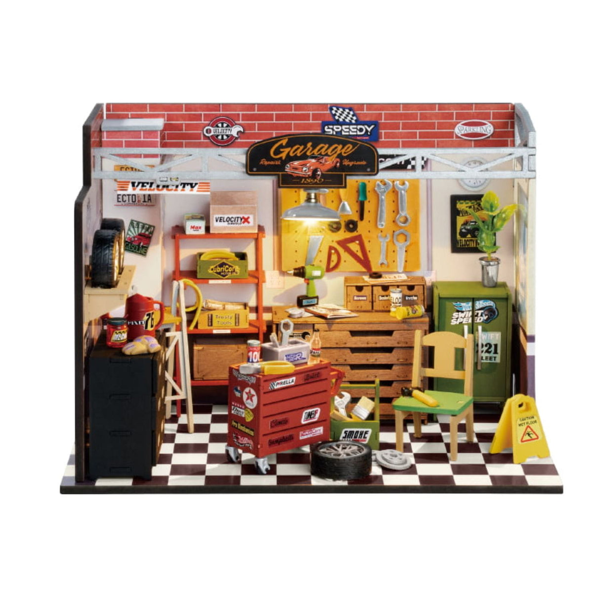 Rolife DIY Mini House - Casas Miniatura Garage Workshop