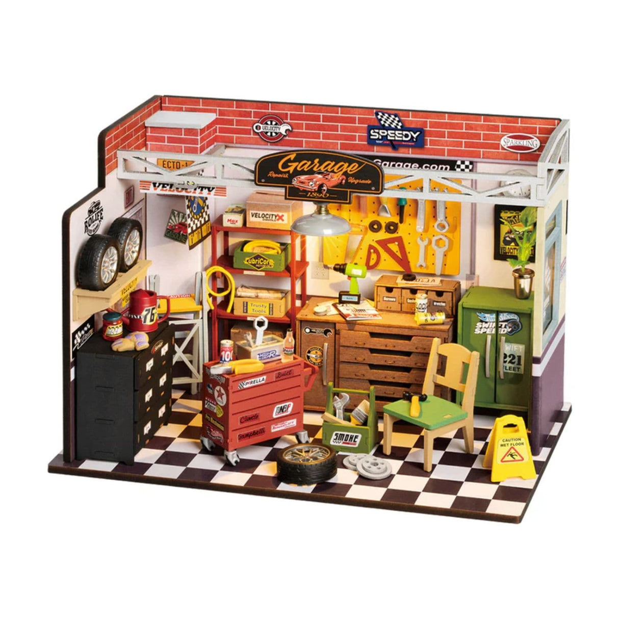 Rolife DIY Mini House - Casas Miniatura Garage Workshop